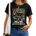 "Autism Mom" Unique Gift Tee – "Doesn't Come With A Manual" Graphic Shirt