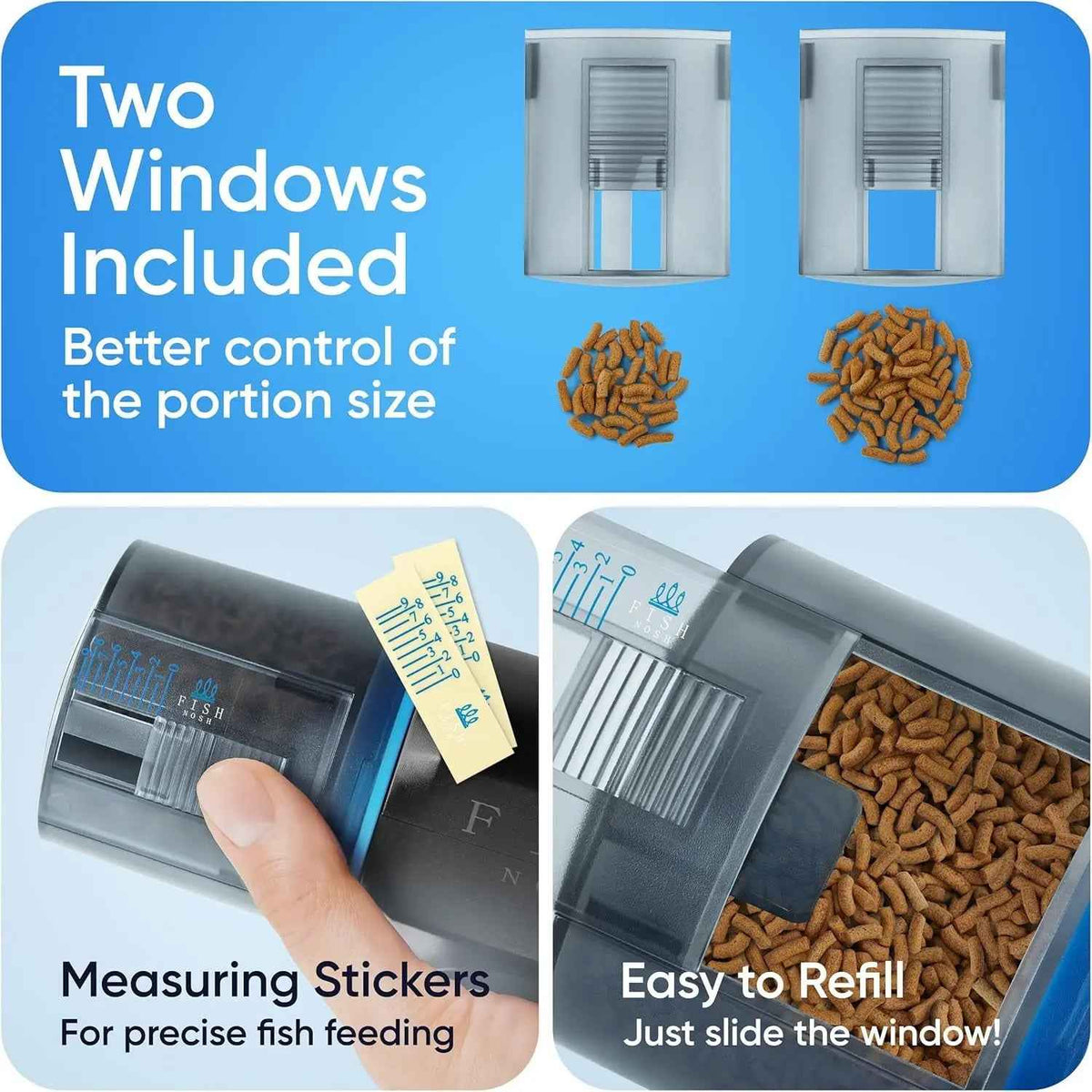 Automatic Fish Feeder with Timer Programmable Aquarium Food Dispenser