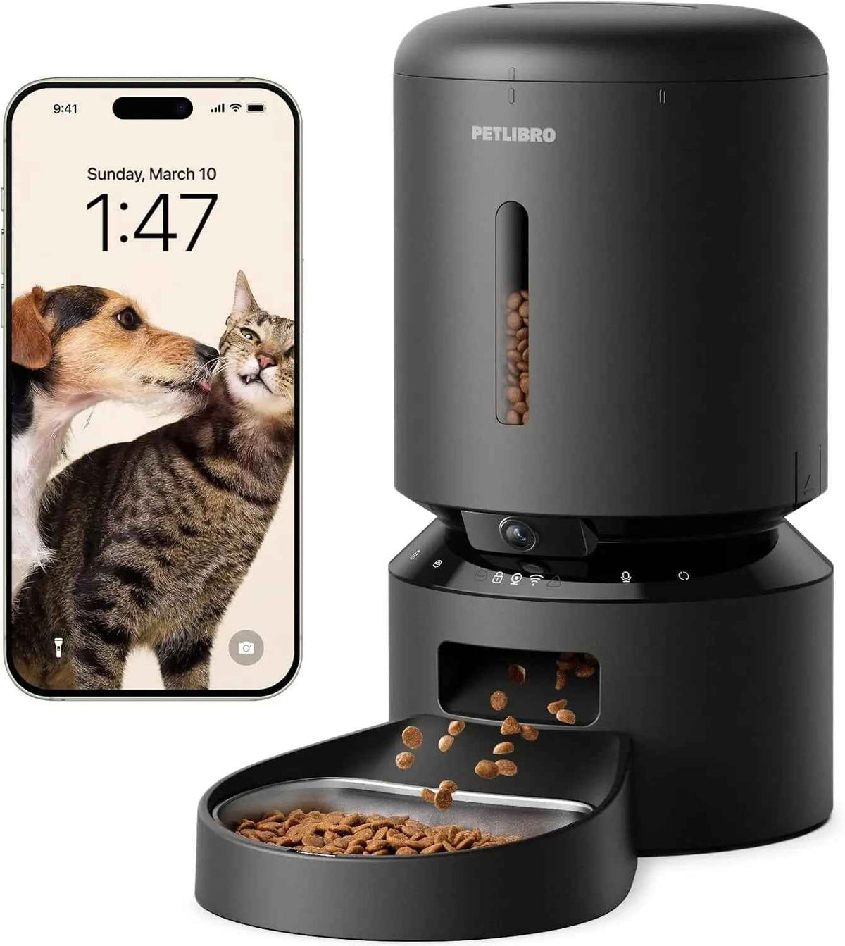 Automatic Pet Feeder 3L/5L with Camera & Voice Call
