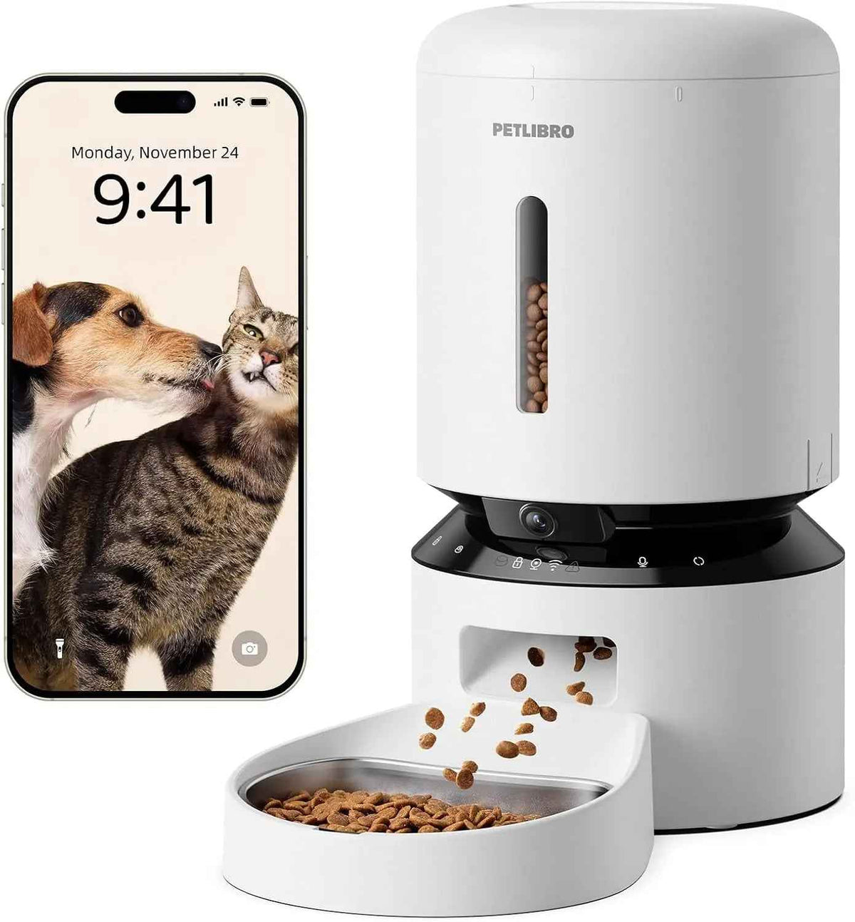 Automatic Pet Feeder 3L/5L with Camera & Voice Call