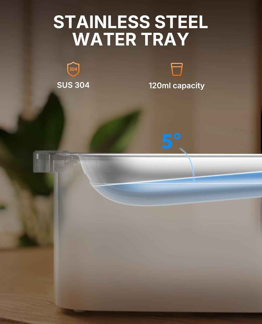 Automatic Pet Water Fountain Cordless App Control Quiet 3L Cats Dogs Small Pets