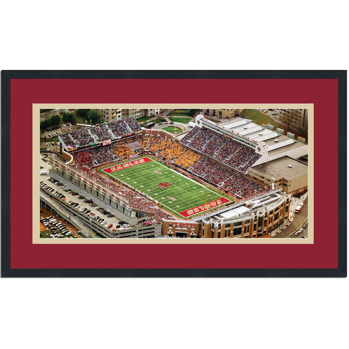 Framed Alumni Stadium Boston College Eagles 16x24 NCAA Football Photo Professionally Matted