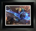 Framed Ezreal 11"x14" Video Game Photo