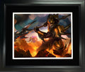 Framed Jarvan IV 11"x14" Video Game Photo