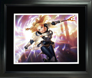 Framed Lux 11"x14" Video Game Photo