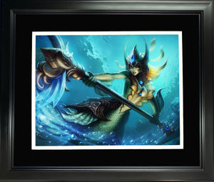 Framed Nami 11"x14" Video Game Photo