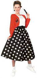 Adult Women's Polka Dot Rocker Costume