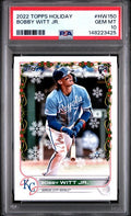 Graded 2022 Topps Holiday Bobby Witt Jr. #HW150 Rookie RC Baseball Card PSA 10 Gem Mint