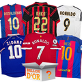Ballon d'Or Autographed/Signed Jersey Mystery Box with PSA JSA or Beckett COA