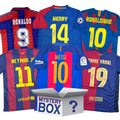 FC Barcelona Autographed/Signed Soccer Jersey Mystery Box with PSA JSA or Beckett COA