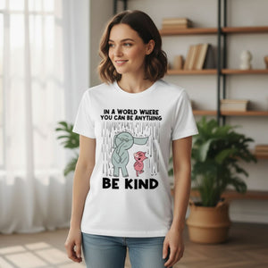 "Be Kind" Teacher & Golf Enthusiast T-Shirt – Aesthetic Educator Graphic Tee, Premium 100% Cotton Sportsmanship Top, Made in USA