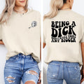 “Being A Jerk” Funny T-Shirt – Sarcastic Humor Graphic Tee, Unisex Cotton Shirt