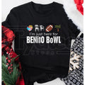Benito Bowl Christmas T-Shirt – 100% Cotton Festive Football Oversized Tee