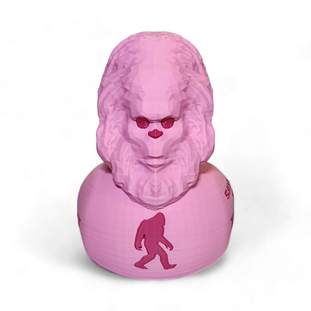 Bigfoot Save The Tatas Breast Cancer Awareness Duck