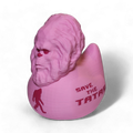 Bigfoot Save The Tatas Breast Cancer Awareness Duck