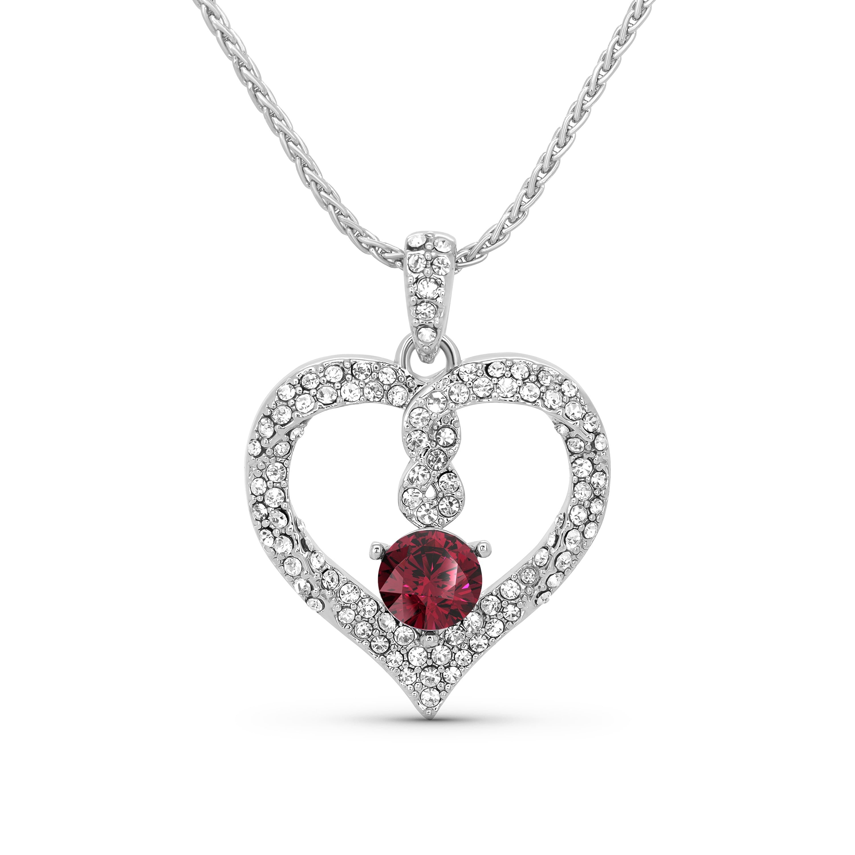 TRYNDI Infinity Birthstone Necklace