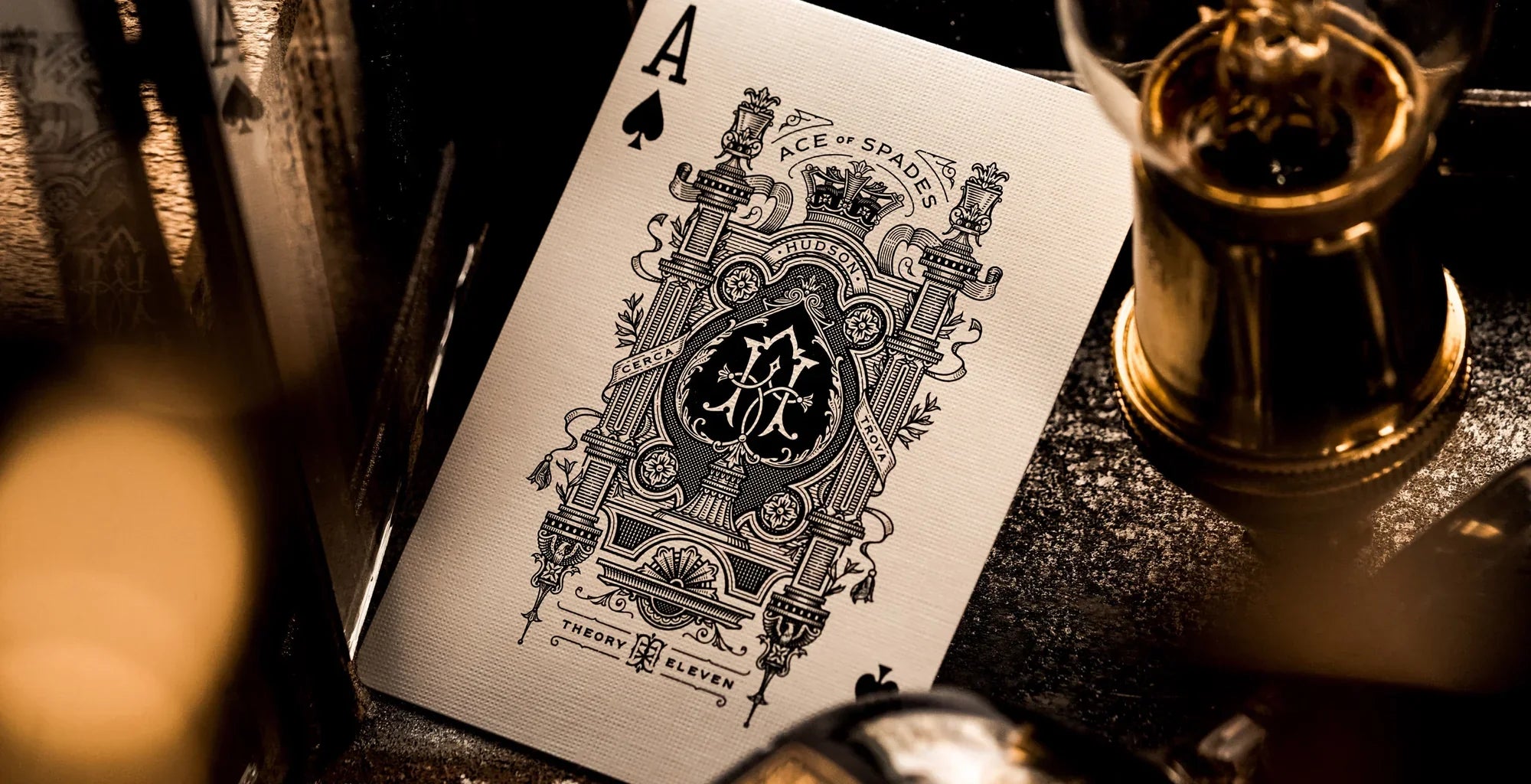 Theory11 Black Hudson Playing Cards