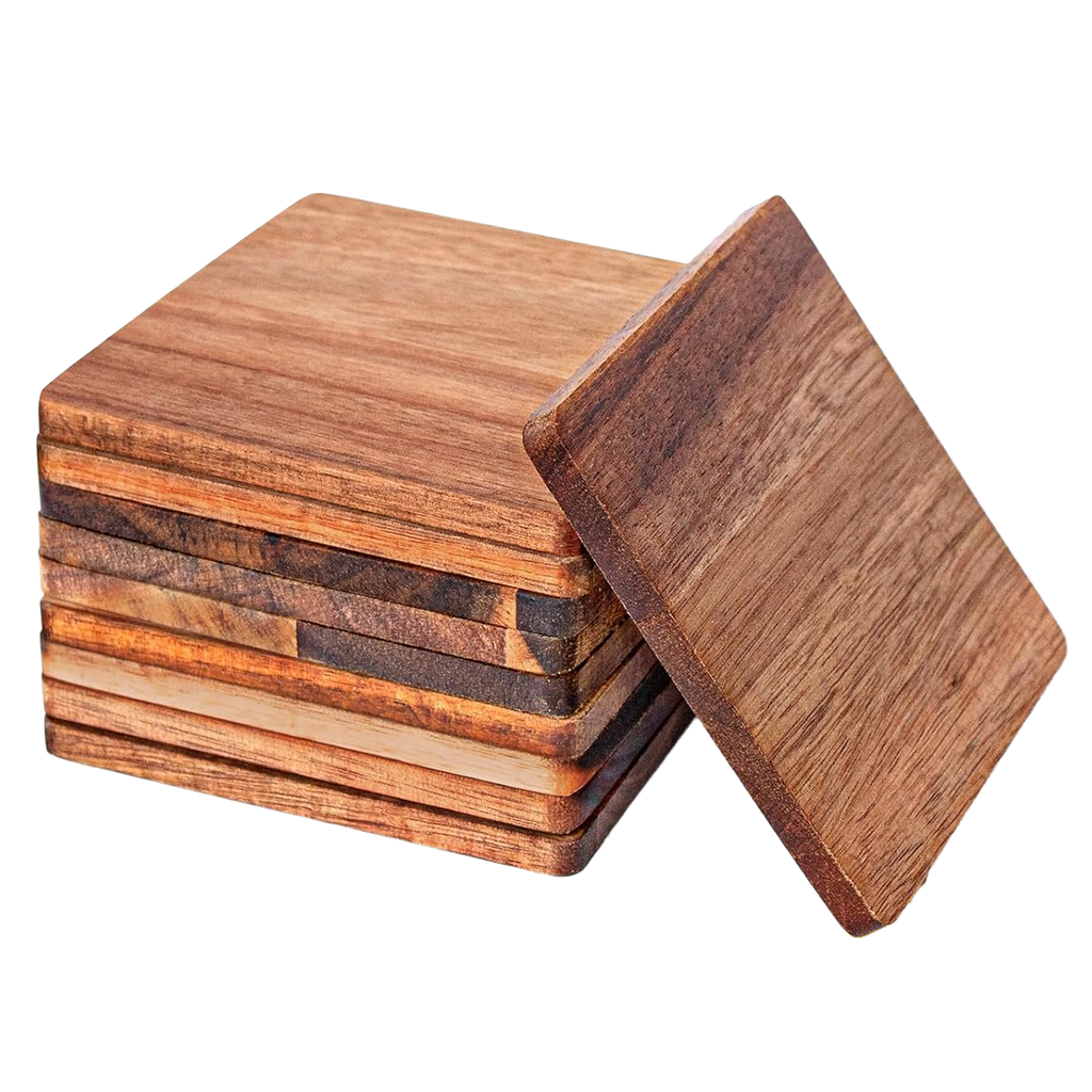 Blanton's Coaster Set of 5 Slate or 4 Wood & Metal