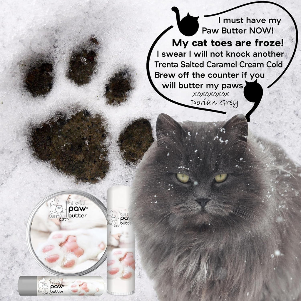Blissful Cat Paw Butter Lick-Safe Balm Dry Cracked Pads Moisturizer 1oz