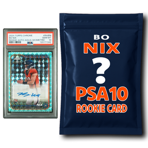Bo Nix PSA 10 Graded Football Rookie Card Mystery Pack