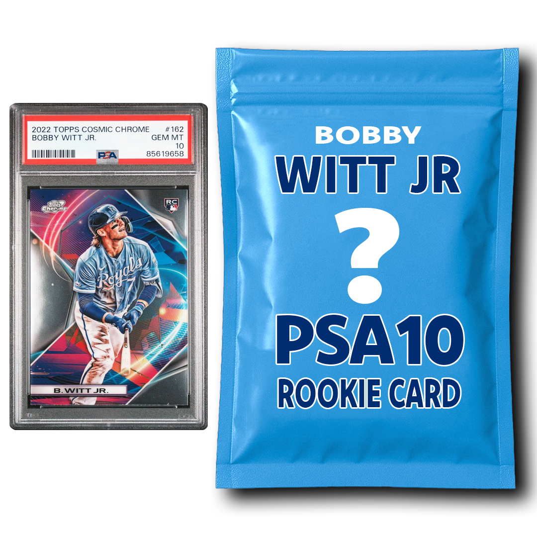Bobby Witt Jr. PSA 10 Graded Rookie Baseball Card Mystery Pack