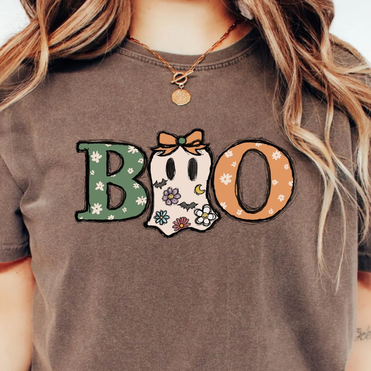 Boo Halloween Vintage Comfort Colors T-Shirt