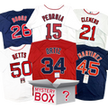Autographed/Signed Boston Baseball Jersey Mystery Box with PSA JSA or Beckett COA
