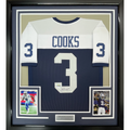 Framed Autographed/Signed Brandin Cooks 35x39 Dallas Thanksgiving Day Football Jersey JSA COA