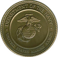 Marine Corps Brass service medallion.