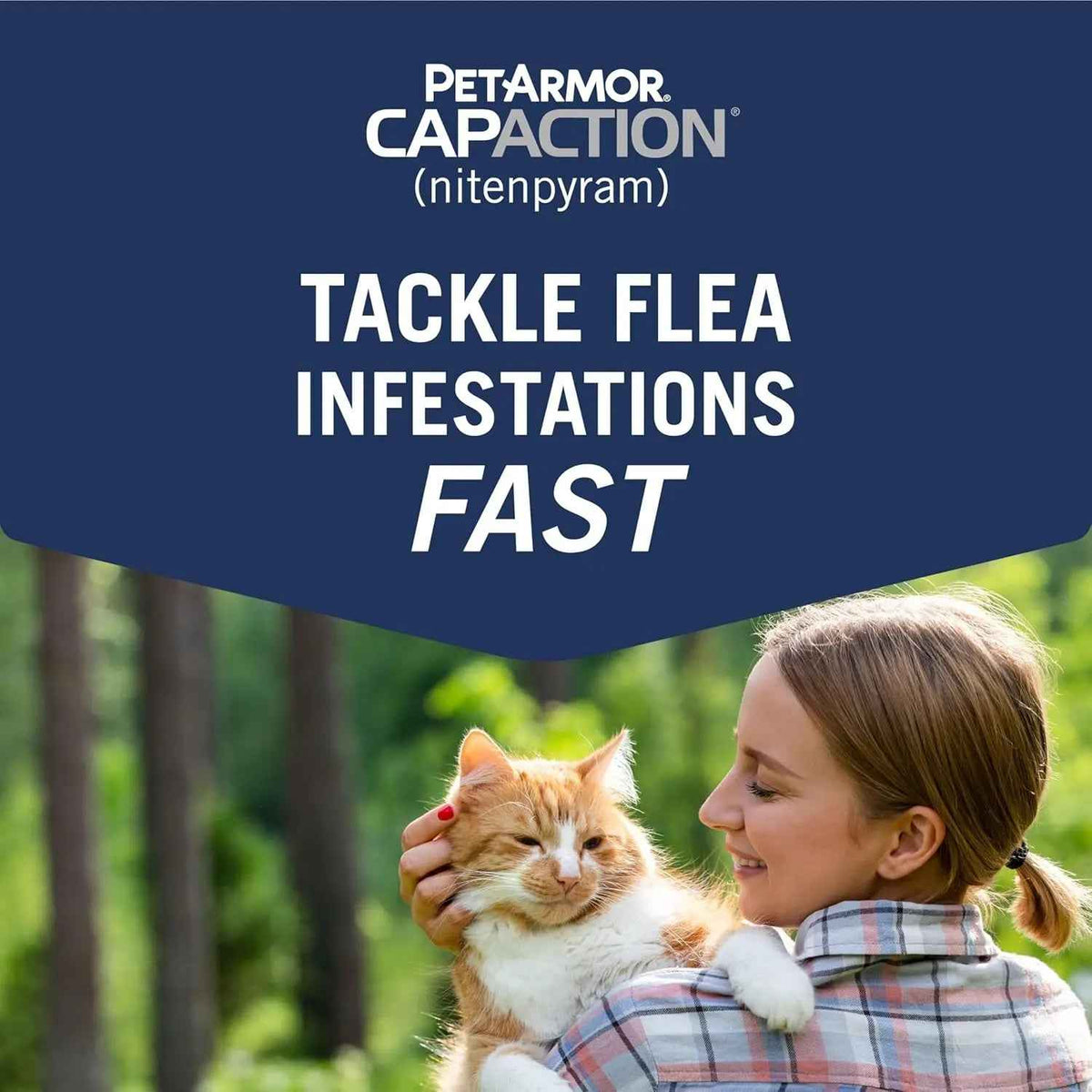 Oral Flea Tablets for Cats 2–25 lbs – 6 Doses