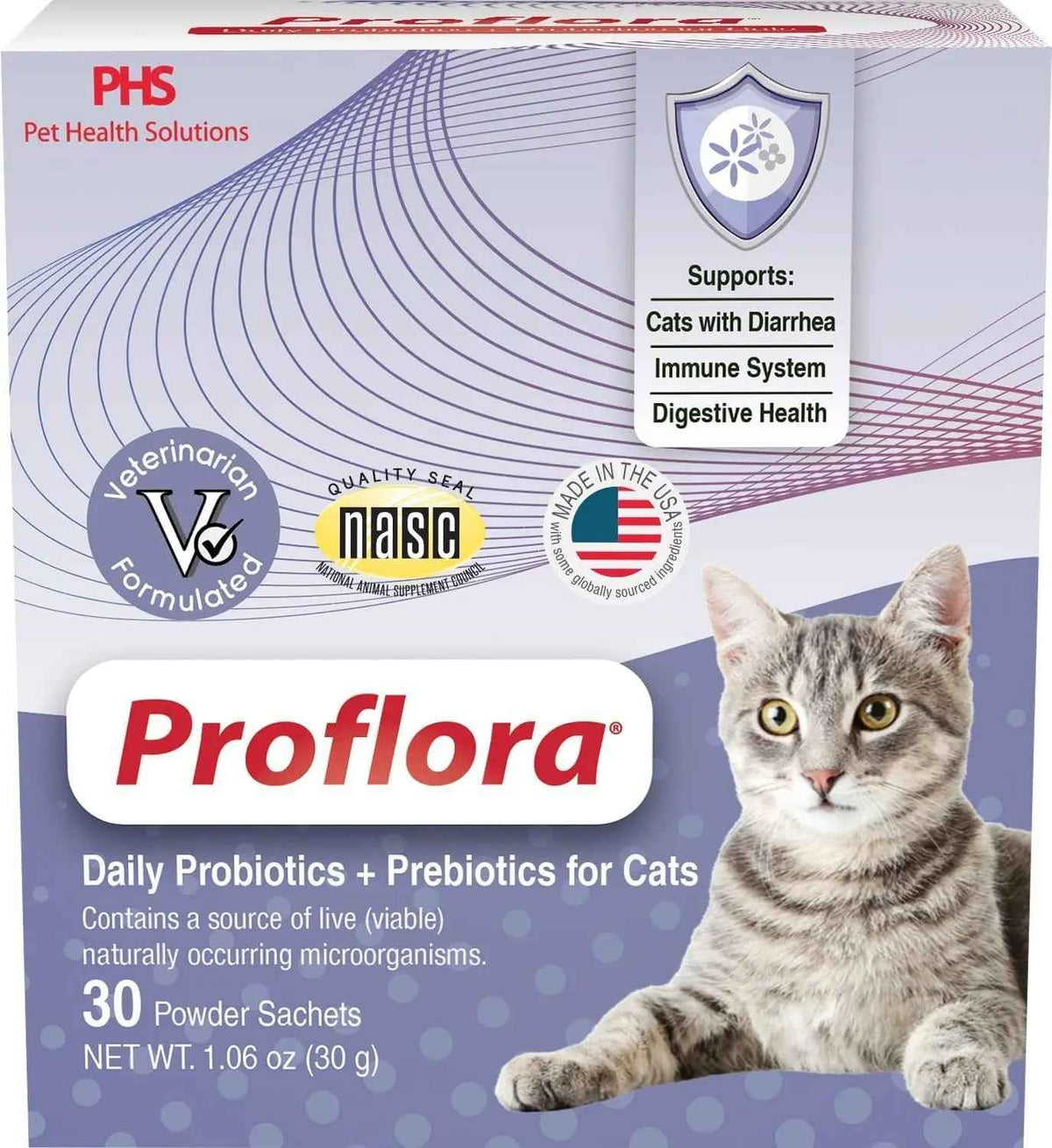 Cat Probiotics Powder Digestive & Immune Support 30 Packets