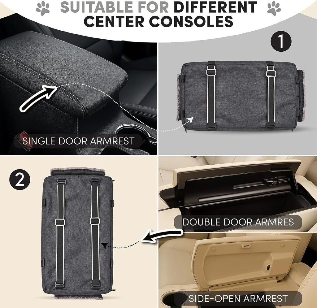 Center Console Dog Car Seat – Portable Pet Booster