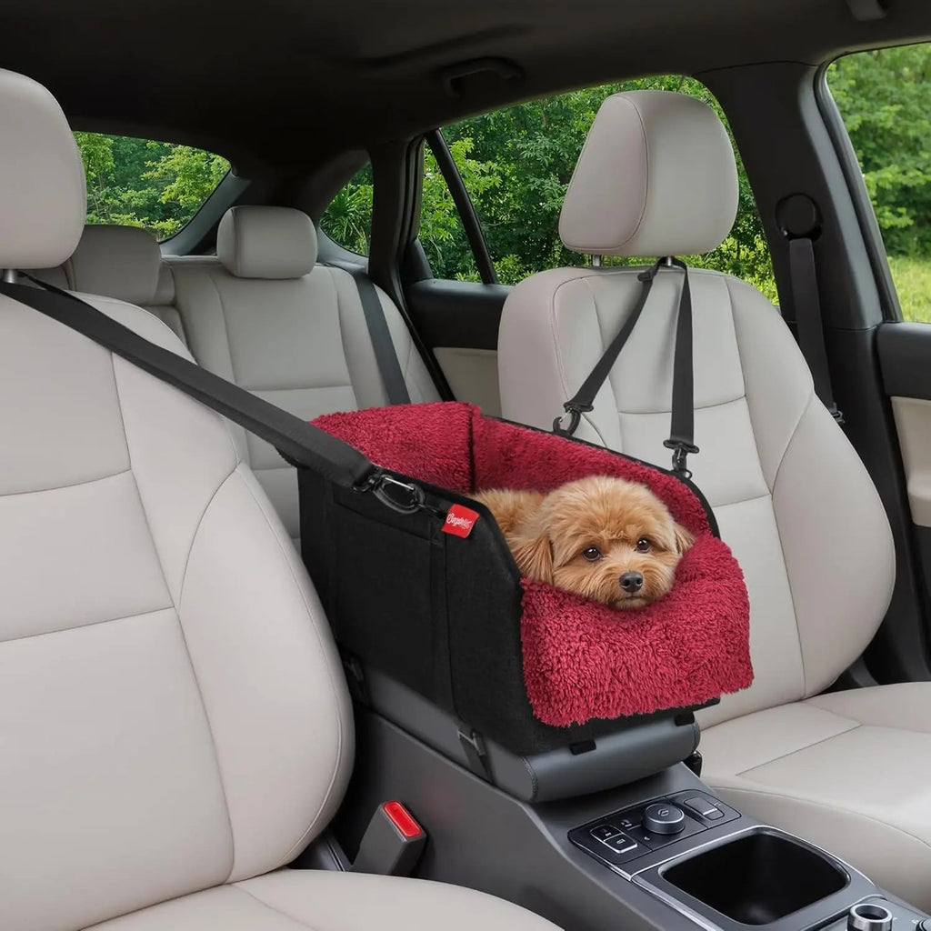 Center Console Dog Car Seat – Portable Pet Booster