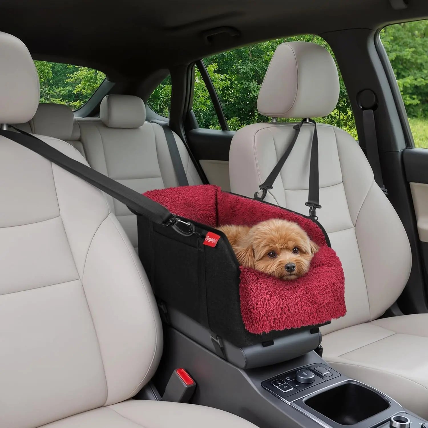Center Console Dog Car Seat – Portable Pet Booster