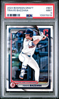 Graded 2024 Topps Bowman Draft Travis Bazzana #BD1 Rookie RC Baseball Card PSA 9 Mint