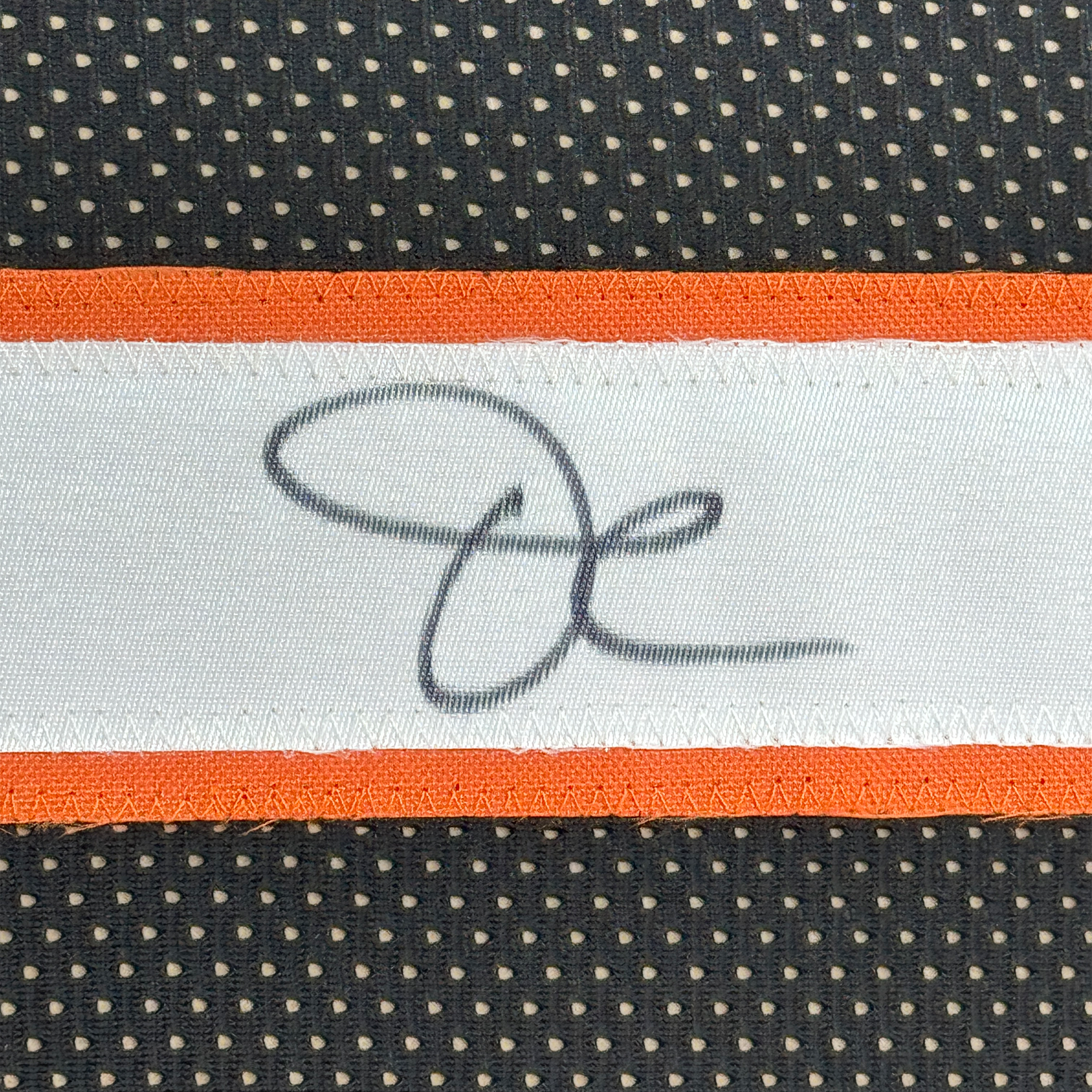Framed Autographed/Signed Ja'Marr Chase 35x39 Cincinnati Black Football Jersey JSA COA
