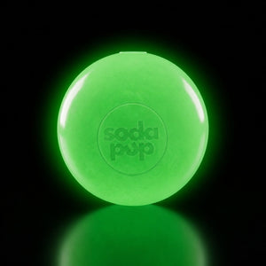 Medium Squeaker Ball - glow in the dark