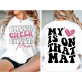 "Cheer Mom" Game Day T-Shirt – Sparkling Cheerleader Competition Graphic Tee