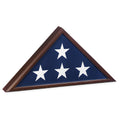 Sergeant Flag Case, Personal Inscription Engraving - Cherry Color.