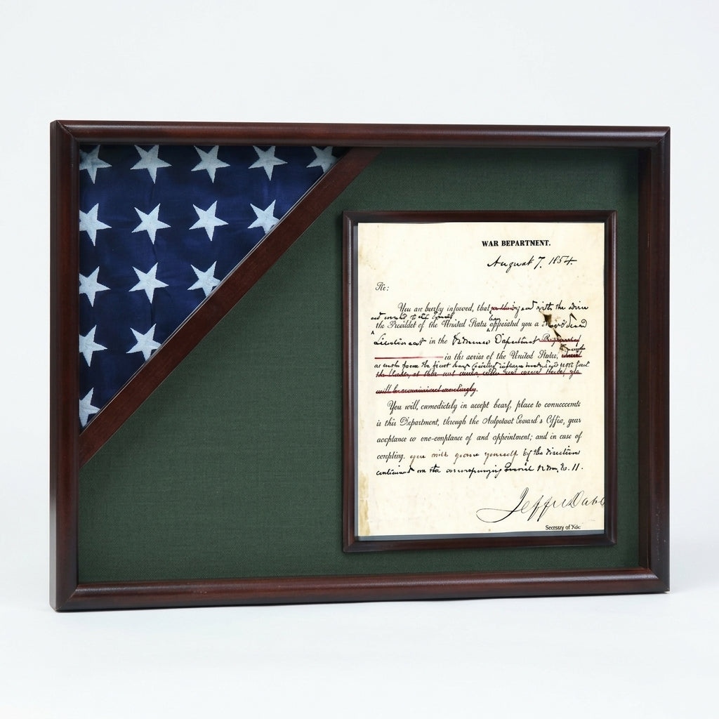 Shadow box for American flag, Fit for 3x5 flag