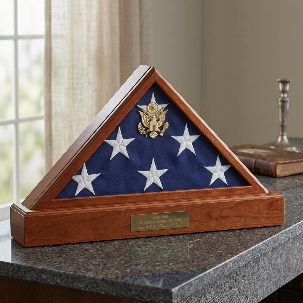 American Flag Cases - Cherry
