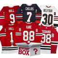 Autographed/Signed Chicago Hockey Jersey Mystery Box with PSA JSA or Beckett COA