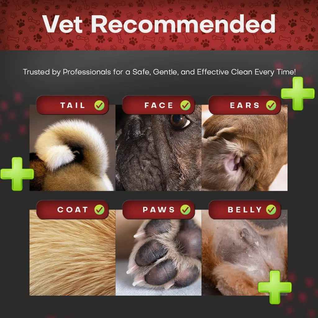 Chlorhexidine Medicated Pet Wipes for Dogs & Cats, XL 50ct