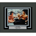 Framed Autographed/Signed Chuck Norris vs. Bruce Lee The Way of the Dragon 11x14 Movie Photo JSA COA #4