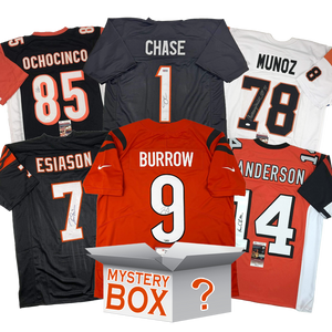 Autographed/Signed Cincinnati Football Jersey Mystery Box with PSA JSA or Beckett COA