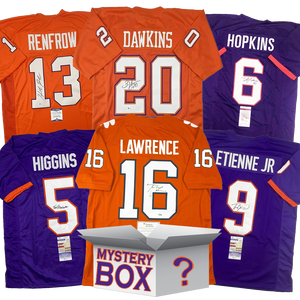 Autographed/Signed Clemson University College Football Jersey Mystery Box with PSA JSA or Beckett COA