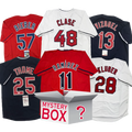 Autographed/Signed Cleveland Baseball Jersey Mystery Box with PSA JSA or Beckett COA