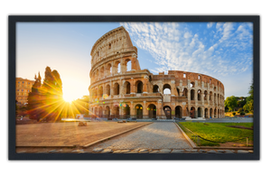 Professionally Framed Colosseum Rome Italy High-Resolution Panoramic Photo 12x22 Wall Art