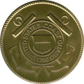 Coast Guard Service Medallion, Brass Coast Guard Medallion