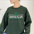 Crazy Dog Hooligan Shamrock Sweatshirt, Funny St. Patrick's Day Drinking Graphic Pullover